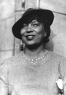 Portrait of author Zora Neale Hurston